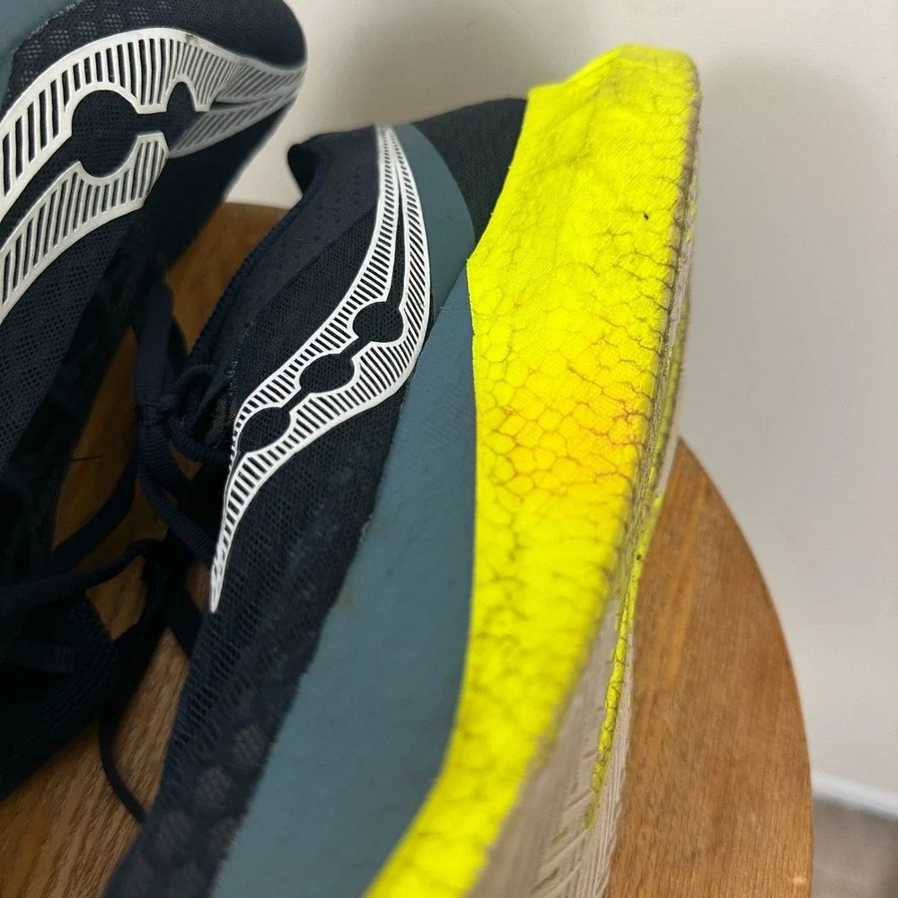 Saucony Endorphin Pro 4 Sneakers Navy Citron Athletic Running Shoes Mens 11